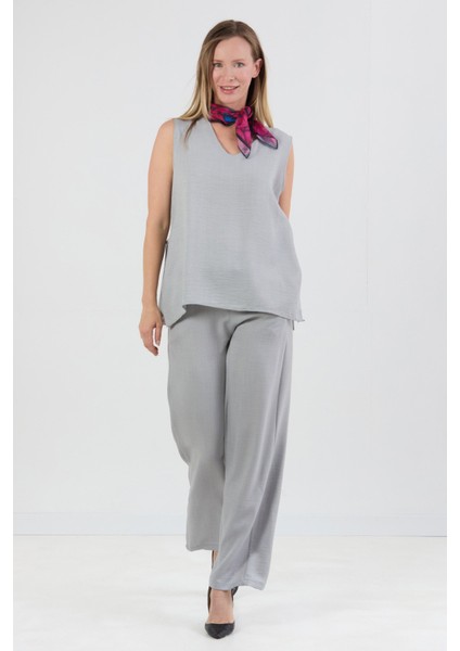 Basic Pantolonlu Ayrobin Takım