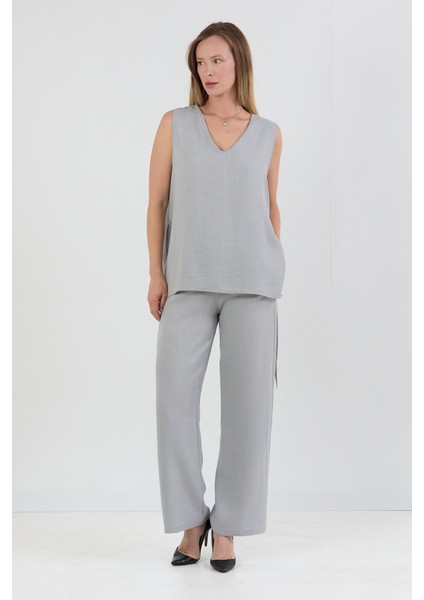 Basic Pantolonlu Ayrobin Takım