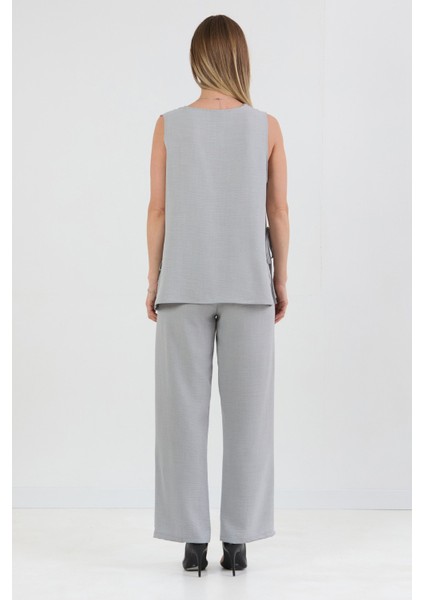Basic Pantolonlu Ayrobin Takım