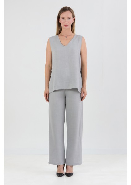 Basic Pantolonlu Ayrobin Takım