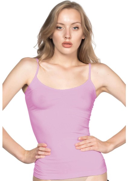 Modlive Pembe Mı Emay 5011 Soft Ripli Atlet