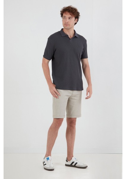 Waffle Kumaş Polo Yaka Tişört modelleri