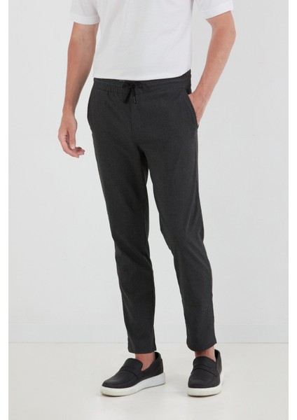 Beli Bağlamalı Jogger Kumaş Pantolon