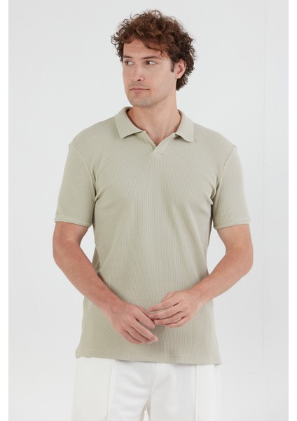 Waffle Kumaş Polo Yaka Tişört fiyatları