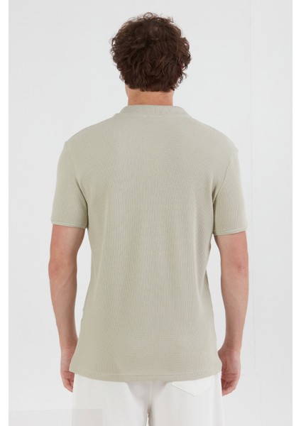 Waffle Kumaş Polo Yaka Tişört fırsatları