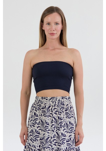 Fitilli Straplez Dikişsiz Büstiyer