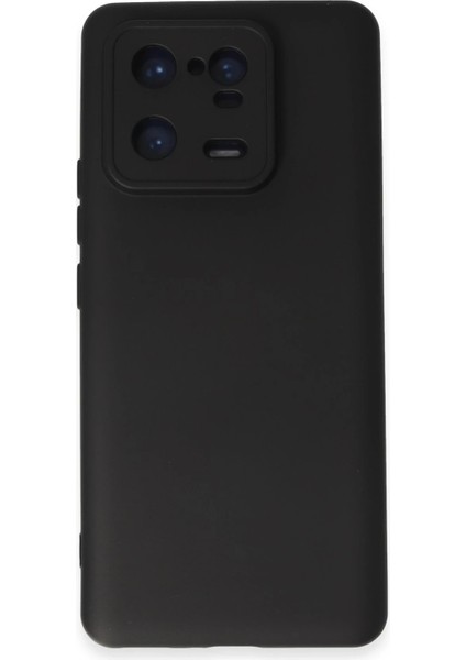 Xiaomi Mi 13 Pro Kılıf Nano Içi Kadife Silikon - Siyah Drstr