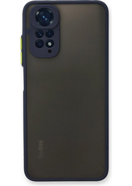 Xiaomi Redmi Note 11 Kılıf Montreal Silikon Kapak - Lacivert Drstr