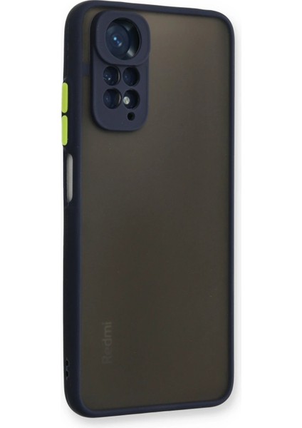 Xiaomi Redmi Note 11 Kılıf Montreal Silikon Kapak - Lacivert Drstr