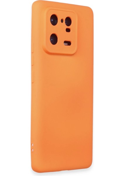 Xiaomi Mi 13 Pro Kılıf Nano Içi Kadife Silikon - Turuncu Drstr fiyatları