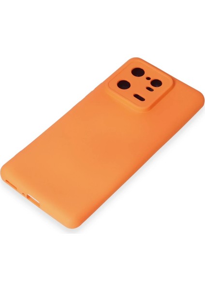 Xiaomi Mi 13 Pro Kılıf Nano Içi Kadife Silikon - Turuncu Drstr fırsatları