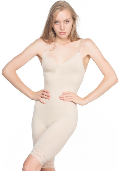 Modlive Ten Mı Emay 2031 Paçalı Dantelli Boy Korse