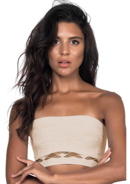 Modlive Ten Mı Emay 4050 Double Örgü Toparlayıcı Straplez Büstiyer