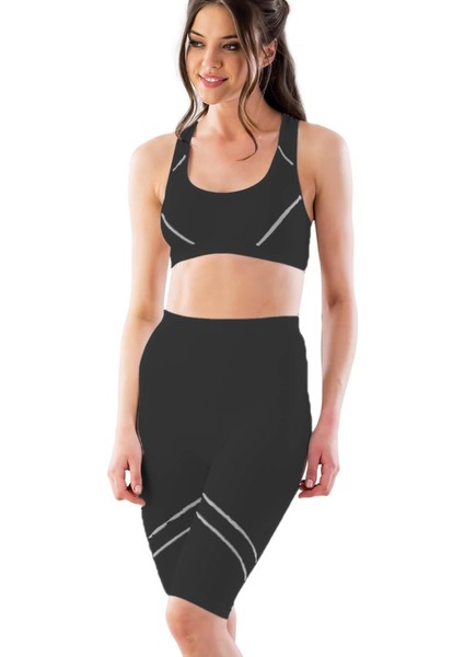 Modlive Siyah-Gri Mı Emay 3850 Soft Büstiyer Takım