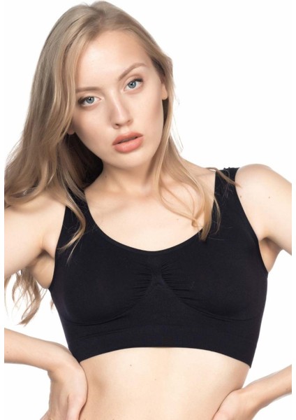 Modlive Siyah Mı Emay 4005 Soft Kalın Askı Büstiyer modelleri