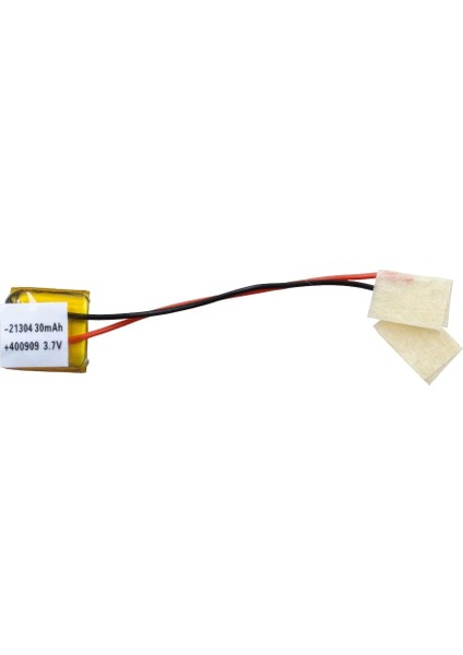 3.7 Volt 30 Mah Lityum Polimer Pil Soketsiz