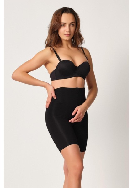 Modlive Siyah Mı Emay 2927 Bel Dekolteli Balenli Paçalı Lazer Korse fiyatları