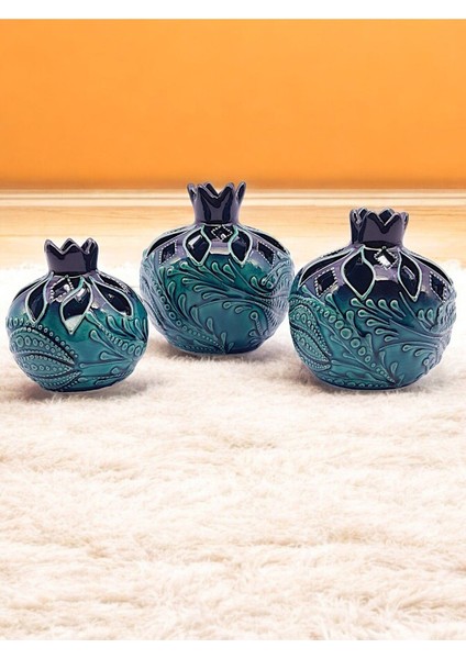 El Işlemeli Nar ve Lale Dekoratif Takımlar, 12 Şık Model modelleri