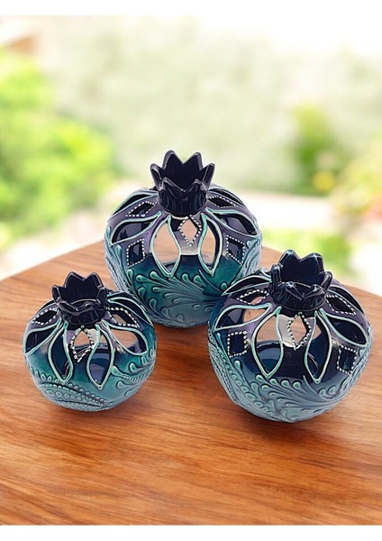 El Işlemeli Nar ve Lale Dekoratif Takımlar, 12 Şık Model indirimleri