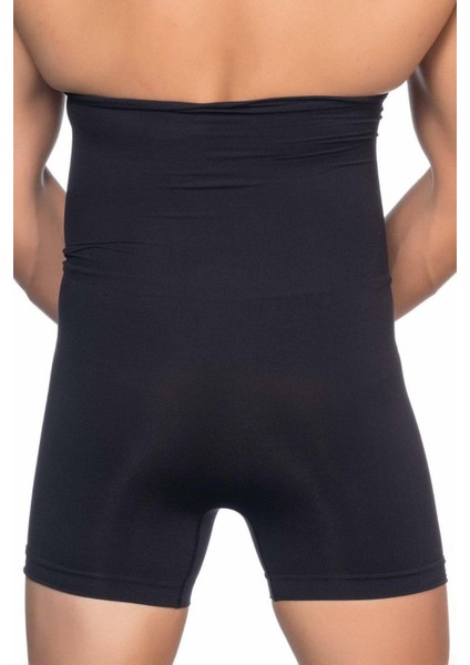 Modlive Siyah Mı Emay E1005 Erkek Yüksek Bel Double Boxer Korse