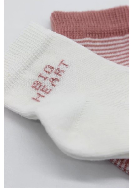 Big Heart Penye Soket Çorap 2'li Pudra fırsatları