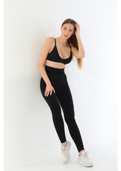 Modlive Siyah Mı 3904 Göğüs Altı Yüksek Bel Toparlayıcı Tayt fiyatları