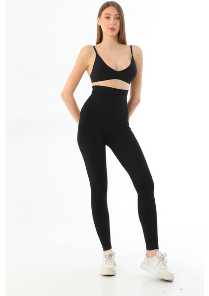 Modlive Siyah Mı 3904 Göğüs Altı Yüksek Bel Toparlayıcı Tayt modelleri