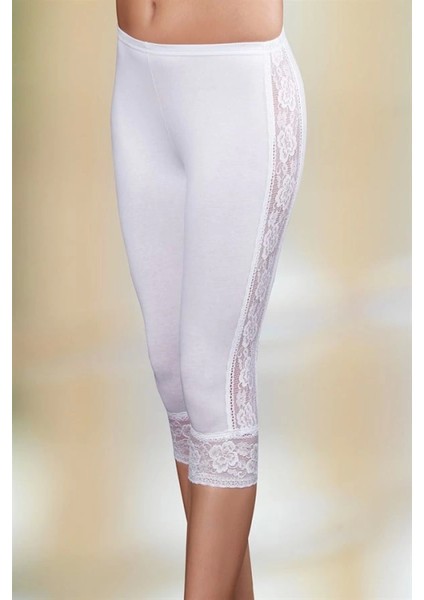 Modlive Şahinler Yanları ve Paça Dantelli Tayt B878