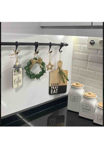 Şık Dekoratif Kesme Tahtası, 25X15 Cm, Mutfak ve Tezgah Süsü indirimleri