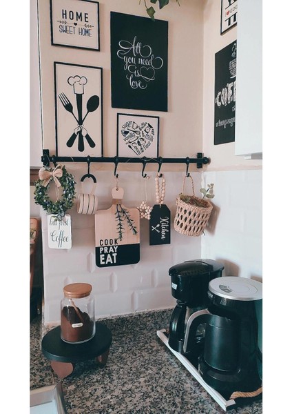 Şık Dekoratif Kesme Tahtası, 25X15 Cm, Mutfak ve Tezgah Süsü