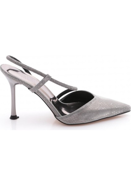 205 Kadin Taş Ipli Kadin Topuklu Abiye Ayakkabi