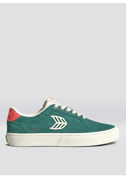 511802U56M-NAIOCA Sneaker Koyu Yeşil Deri Erkek Lifestyle Ayakkabı