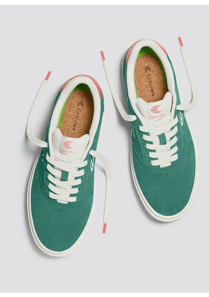 511802U56M-NAIOCA Sneaker Koyu Yeşil Deri Erkek Lifestyle Ayakkabı indirimleri