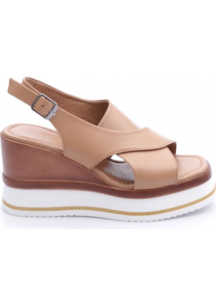 722-24170 Kadin Mega Kalin Taban Sandalet