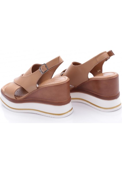 722-24170 Kadin Mega Kalin Taban Sandalet