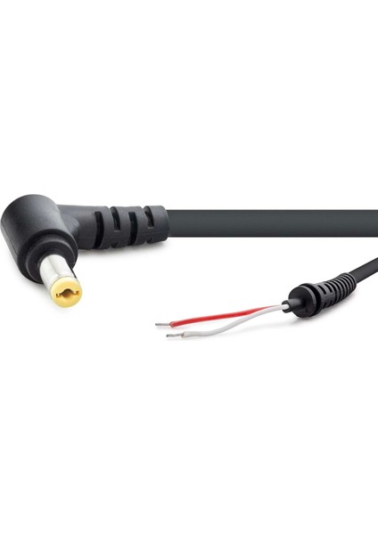 Notebook Adaptör Kablosu 5.5*1.7 L Tip Acer 30W-90W 1.2m Siyah HDX5511