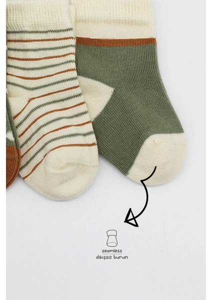 3'lü Penye Kız Soket Çorap BS10112 Nil modelleri