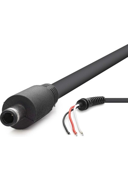 Notebook Adaptör Kablosu 4.5*3.0 Dell 30W-90W 1.2m Siyah HDX5547