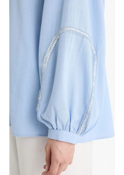 Relax Fit Hakim Yaka Uzun Kollu Gömlek Tunik F4556AX25HS indirimleri