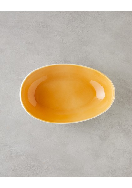 Boho New Bone China Kase Sarı