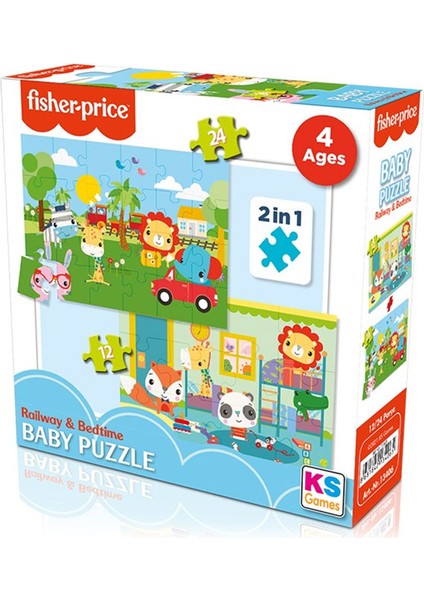 Fisher Price Baby Puzzle Railway Bedtime 13406