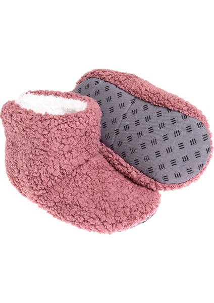 Kız Bebek Panduf Wellsoft Teddy Mürdüm 25-26