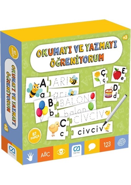Games Okumayı ve Yazmayı Öğreniyorum 87 Parça 5127