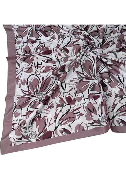 Vav Ipek Kadın Micro Twill Sport Çiçek Desenli Eşarp