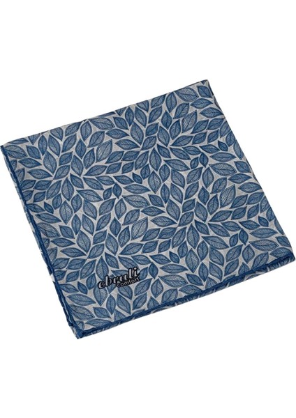 Ebruli Prime Pamuk Comfort Desenli Eşarp 90X90 cm - Yaprak Desenli