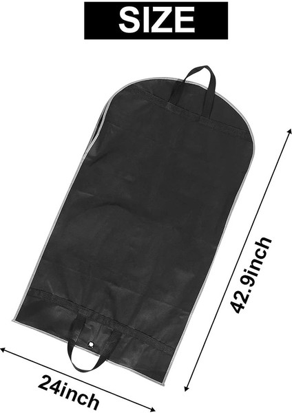 Seyahat Için Takım Elbise Çantası, Erkekler Için Takım Elbise Taşıyıcı 2 Örgü Cepli ve Seyahat Dolabı Için 1 Pvc Cepli Nefes Alabilen Giysi Çantası (Yurt Dışından) modelleri