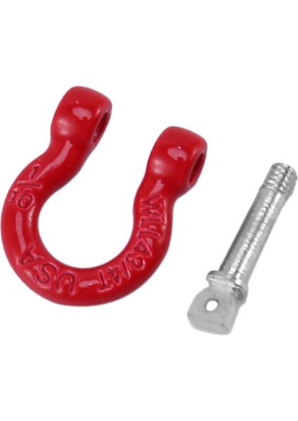 Adet Kırmızı Metal Tampon D-Ring Çekme Kancası 1/10 Rc Paletli Araba Traxxas Trx-4 Eksenel SCX10 90046 D90 (Yurt Dışından) fırsatları