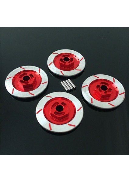 4 Adet Alüminyum Alaşımlı Fren Diski Jant Kutusu Metal Altıgen Adaptör 12MM Rc 1/10 Araba Hsp Sinek Balık Arabası Kamyon 94123 94122 D4 Cs, Kırmızı (Yurt Dışından) fırsatları