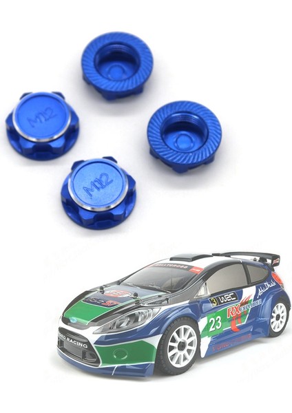 4 Adet 17MM M12 Metal Tekerlek Altıgen Somun Kapağı 1/7 Kral Motor Km Rc Ralli Araba Arrma Mojave Yükseltme Parçaları Aksesuarları, 4 (Yurt Dışından) fırsatları