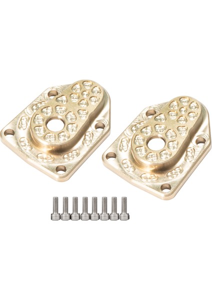 Ağır Hizmet Tipi Pirinç Portal Direksiyon Mafsalı Konut Karşı Ağırlık Eksenel UTB18 Capra 1/18 Rc Paletli Araba Yükseltme Parçaları, E (Yurt Dışından)